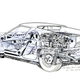 Illustration for article titled 28 rare cutaway illustrations of classic cars